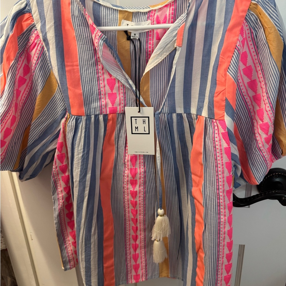 THML Women's Multicolor Striped Top